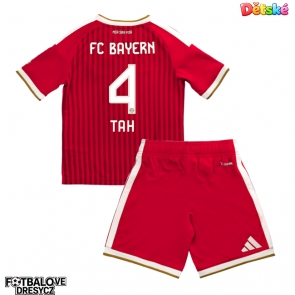 Bayern Munich Jonathan Tah #4 Dětské Domácí dres komplet 2026-27 Krátký Rukáv (+ trenýrky)